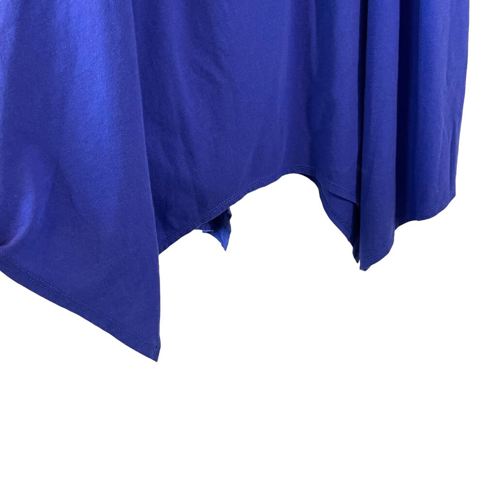 Melrose and Market New Girls Asymmetrical Hem Casual Dress Blue Size Large 10/12 - Picture 4 of 7